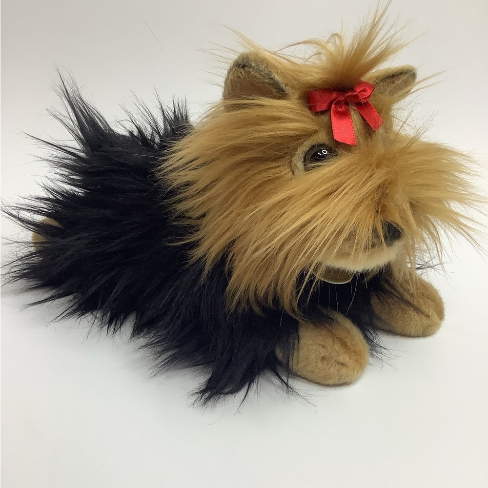 Miyoni by Aurora Plush Yorkshire Yorkie Terrier Realistic Stuffed Animal Toy NWT